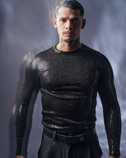 METALLIC BLACK